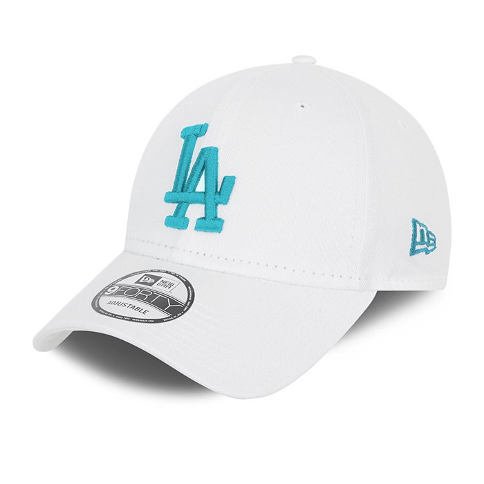 LA Dodgers Colour Pack 9FORTY Lippis Valkoinen - New Era Lippikset Outlet FI-350164